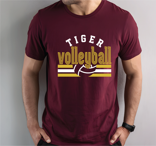 Tiger Volleyball Tshirt (2 colors)