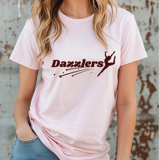 Dazzler Logo PINK + Glitter T-shirt