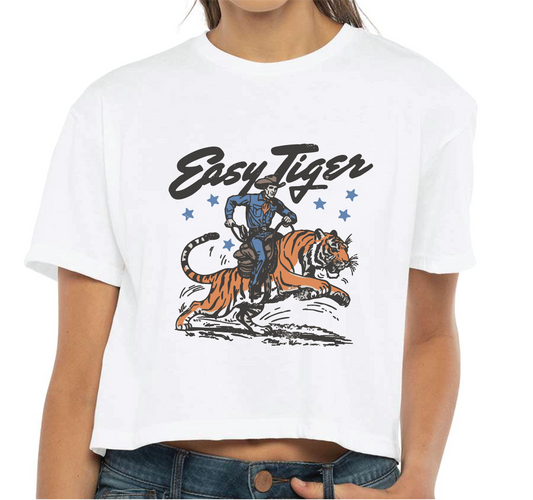 Easy Tiger Cowboy Adult Tshirt