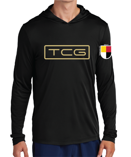 TCG Box Logo - Dri Fit Long Sleeve Hoodie