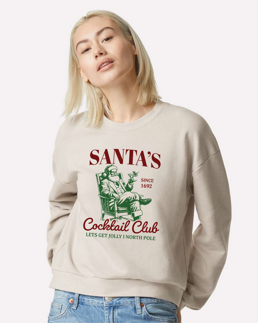Santa's Cocktail Club Sweatshirt