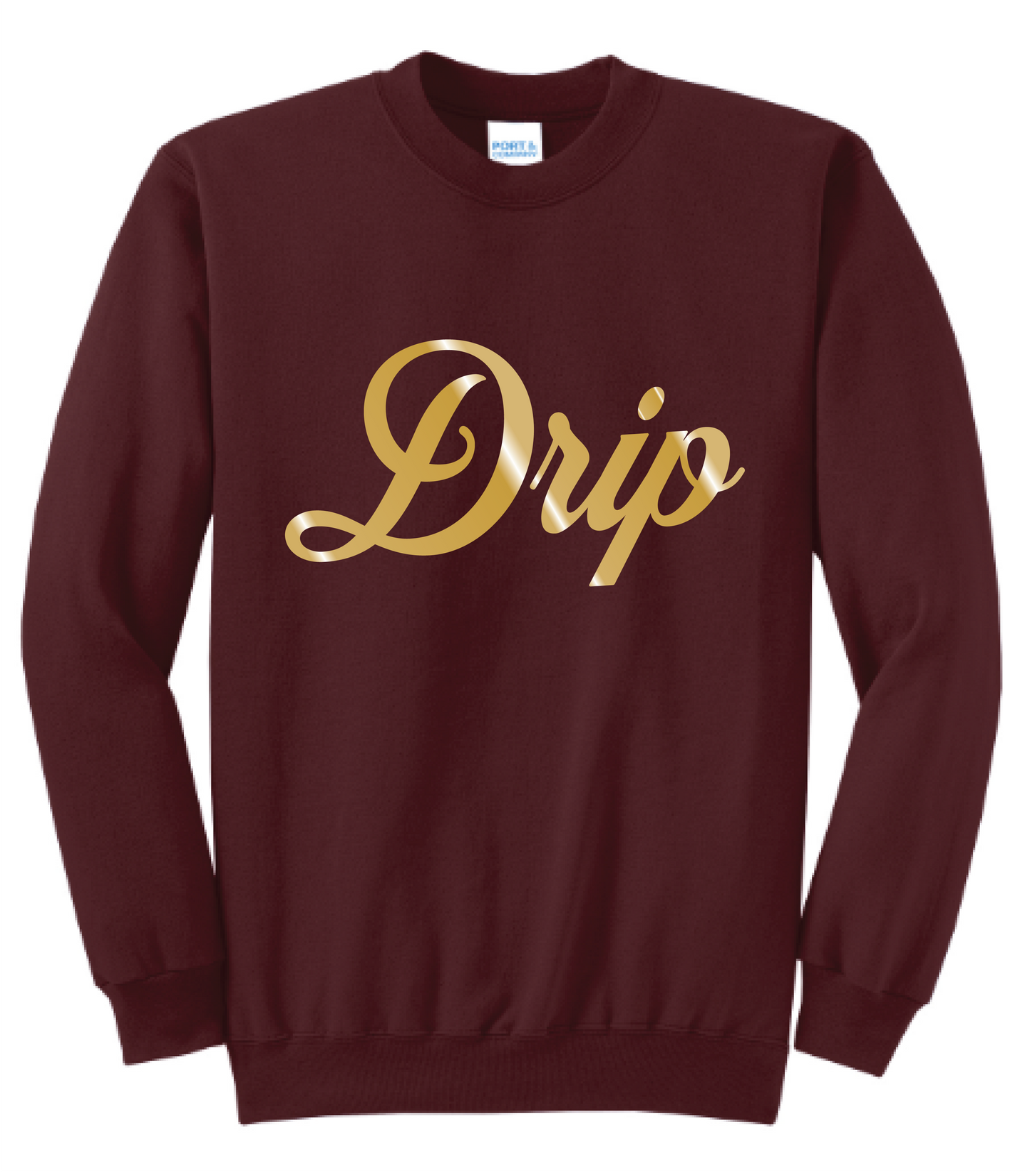 Metallic Foil Drip Sweatshirt