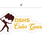 DSHS Color Guard Sticker Decal