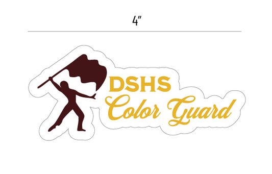 DSHS Color Guard Sticker Decal
