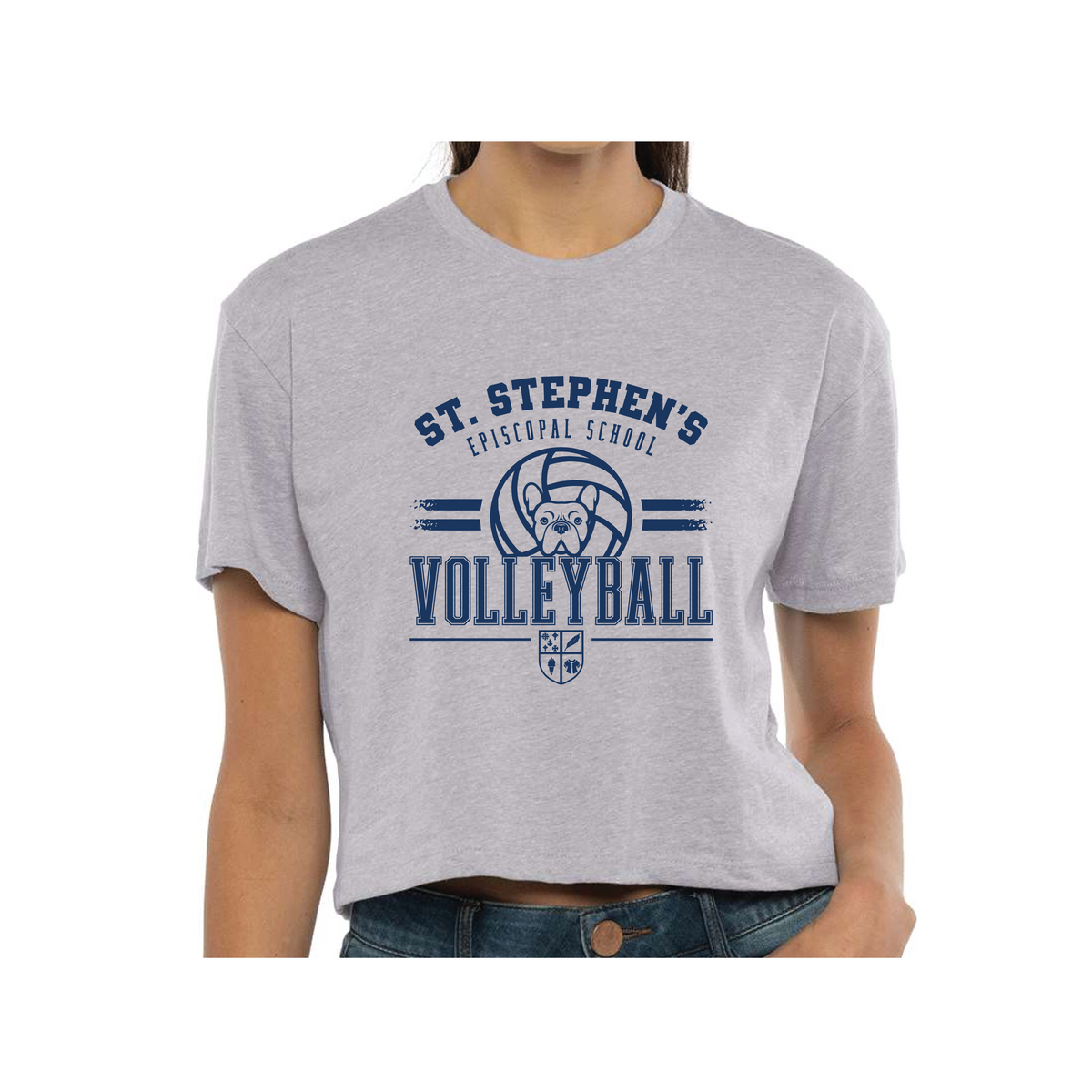 St. Stephen's Episcopal - Volleyball Women's Boxy Crop