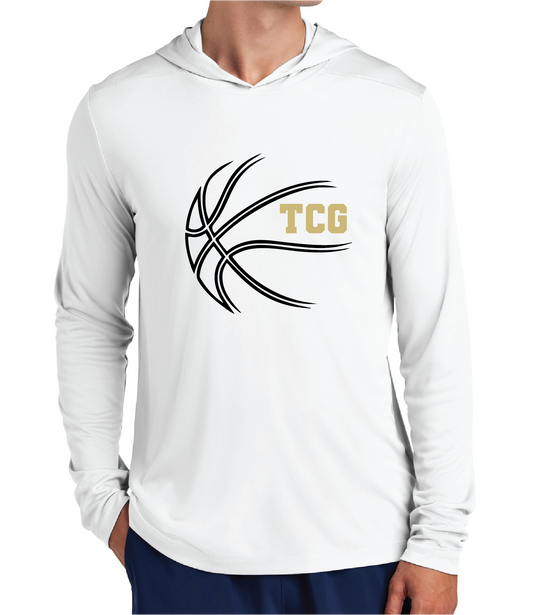 TCG + Basketball Fade - Dri Fit Long Sleeve Sleeve Hoodie