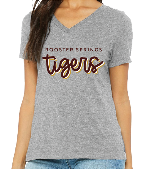 Rooster Springs Tigers Women's V Neck