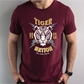 Tiger Nation T Shirt - Maroon White & Gold