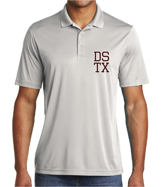 DSTX Men's Polo - Silver