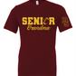 Senior Football Grandma - Tshirt (White or Maroon)