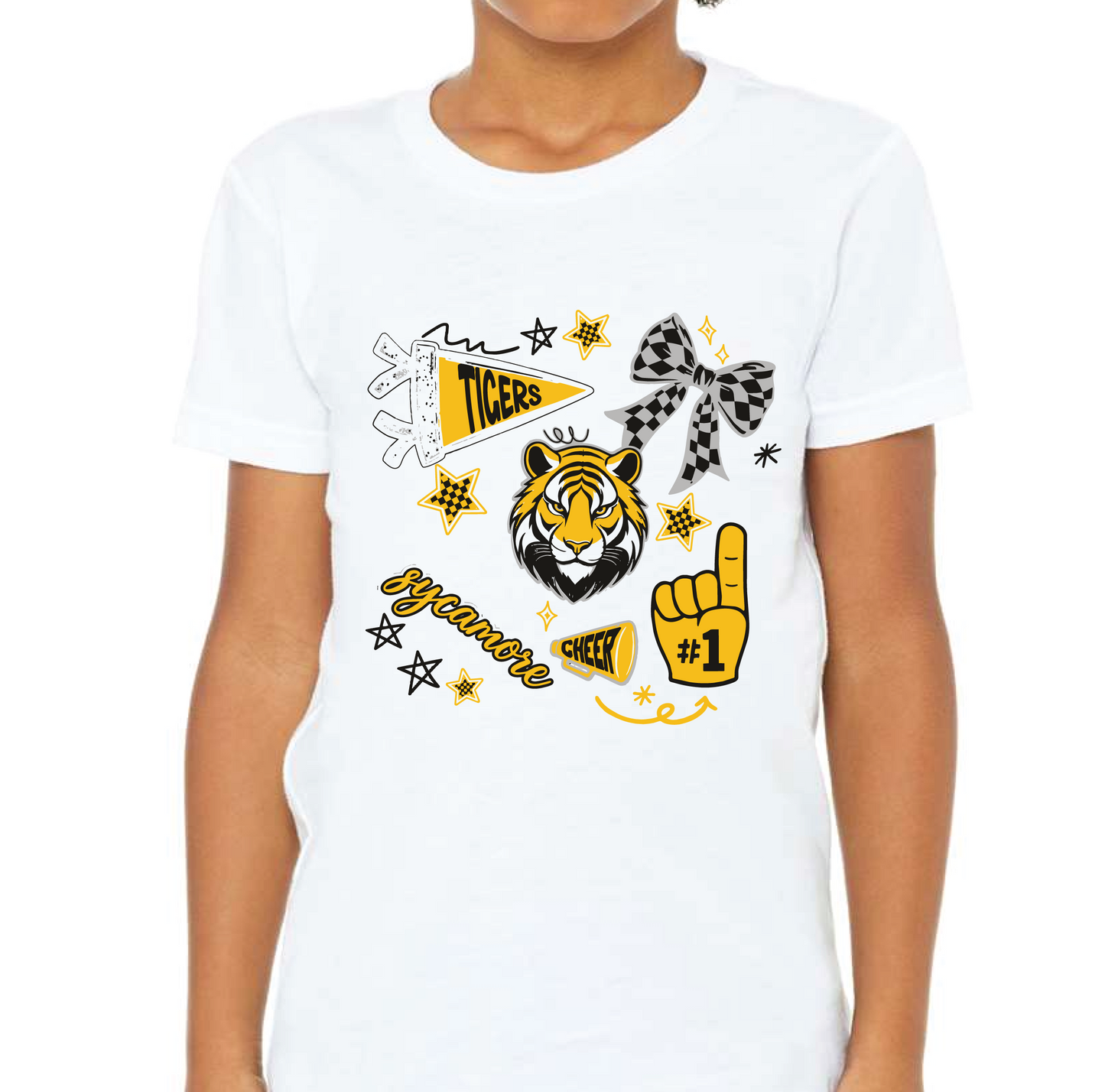 SSE Tiger Doodle T-Shirt (Youth & Adult)