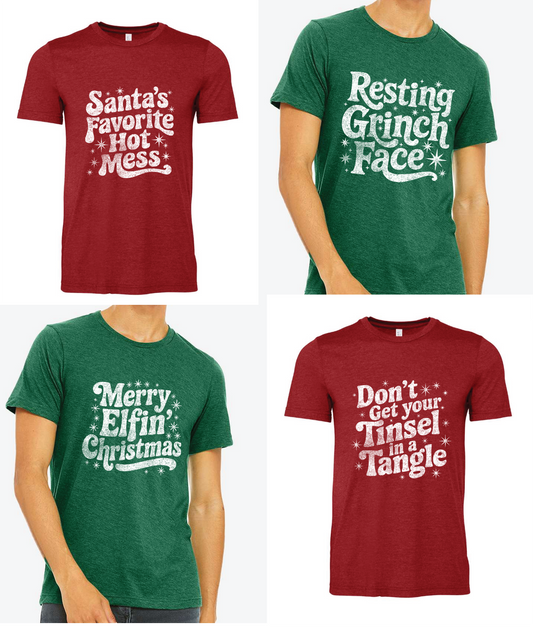 Christmas Funnies Tshirt (4 styles)