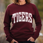 TIGERS Distressed Graphic Sweatshirt - 2 colors