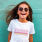 TIGERS Retro T-Shirt with Pink Stripes
