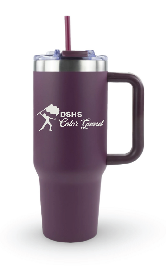 DSHS Color Guard 40oz Powder Coated Tumbler