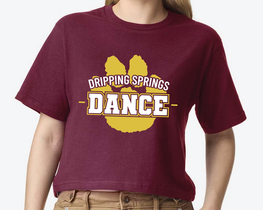 DSHS Dance Competition Fan Womens Crop