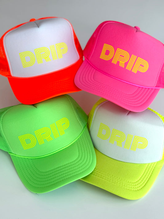 Neon DRIP Trucker Hat