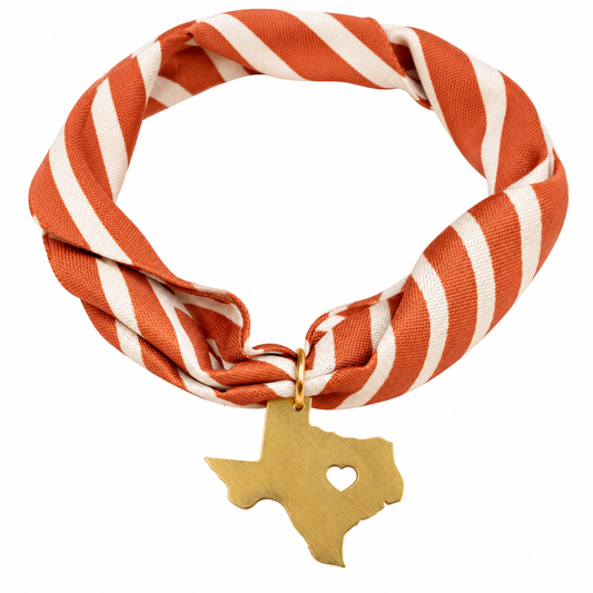 Texas Scarf Charm Necklace