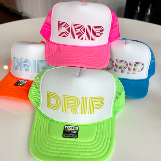 Neon DRIP Trucker Hat