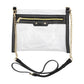 Flat Crossbody with Zipper-Black