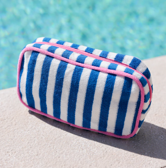 Cabana Stripe Small Zip Pouch