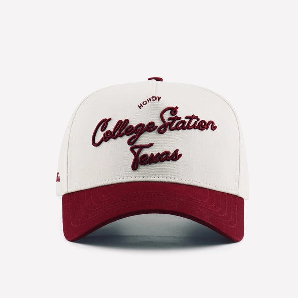 "College Station" Script Hat
