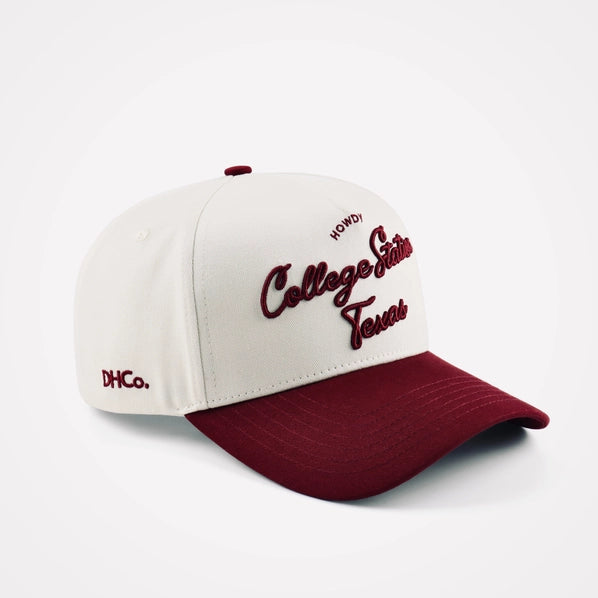 "College Station" Script Hat