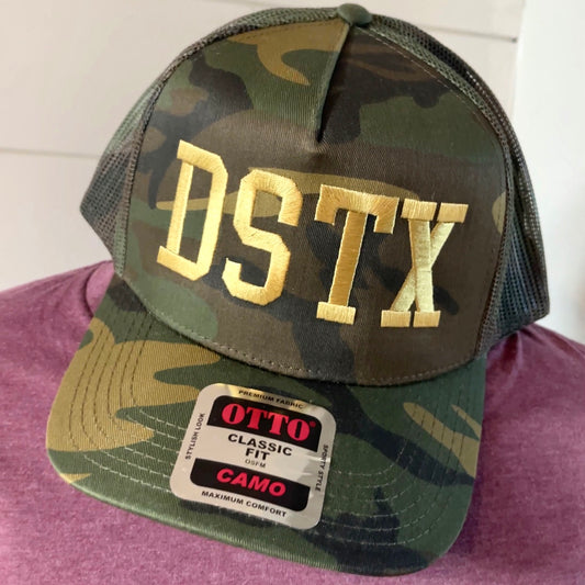 DSTX - Camo Retro Trucker Hat