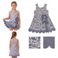 Gray Bow Camo Athletic Dress