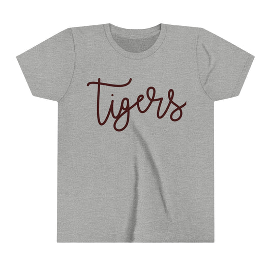 Tigers Script Youth Tshirt