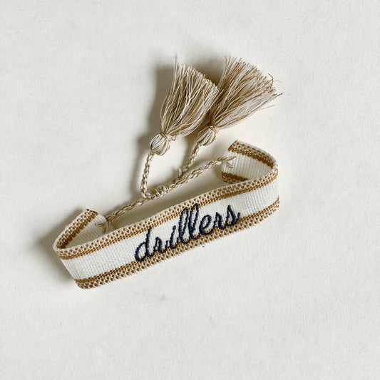 Drillers Woven/Embroidered Bracelet
