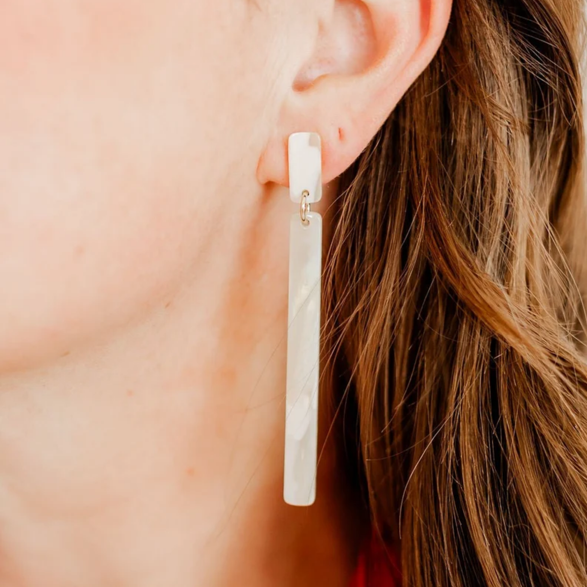 Keli Statement Earrings - Champagne Sparkle