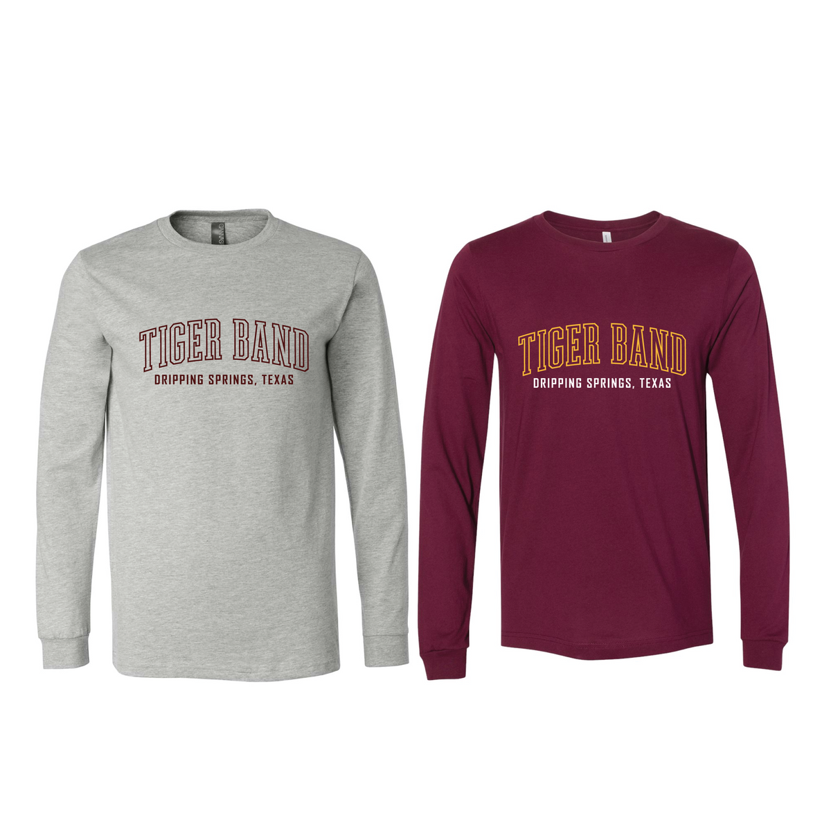 DSHS Band - Long Sleeve Collegiate T-Shirt