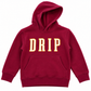 Drip Collegiate Kids' Maroon Hoodie