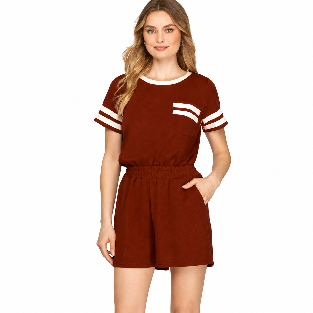 Game Day Knit Romper