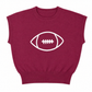 Football Drop Shoulder Sweater Top
