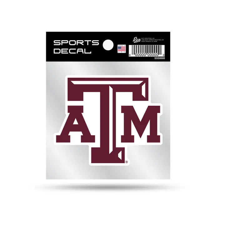 Ncaa Texas A&M Aggies 4"x4" Small Style Decal