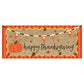 Banner by Number - Happy Thanksgiving