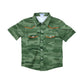 Youth Post Oak Camo Short Sleeve Pearl Snap Shirt
