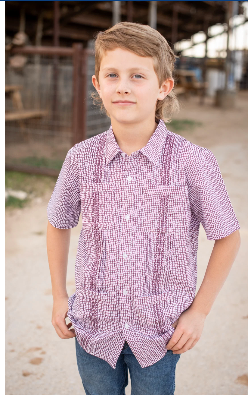 Blue Quail Game Day Guayabera - Short Sleeve Shirt