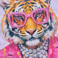 Pink Glam Tiger Tee