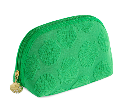 Sirena Shell Zip Pouch (3 colors)
