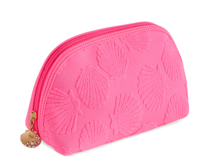 Sirena Shell Zip Pouch (3 colors)