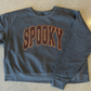 Spooky Polka Dot Cropped Sweatshirt