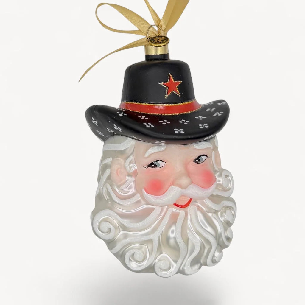 Texan Christmas - Texas Tech Santa Ornament