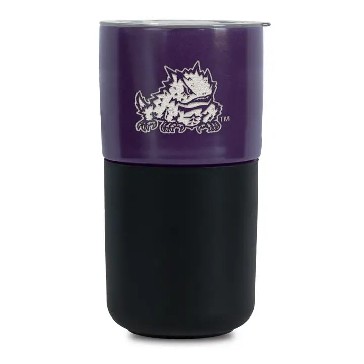 Tcu Horned Frogs 16oz Two-Tone Ceramic Tumbler