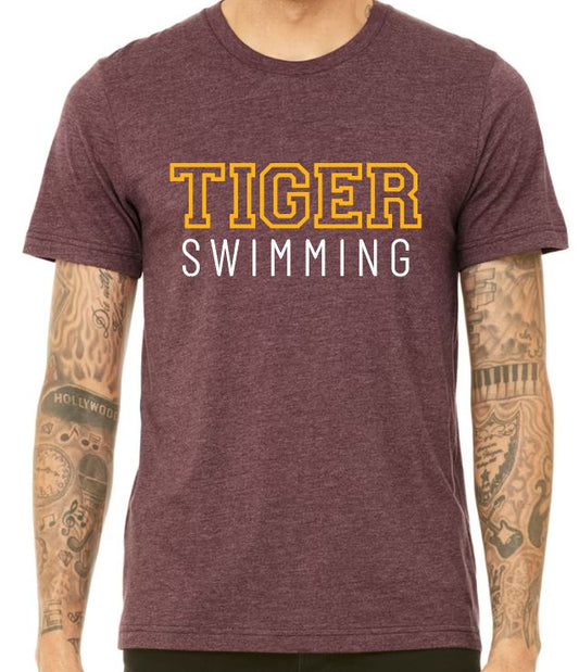 TIGER swimming Tshirt