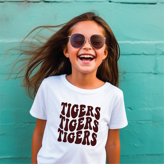 Tigers Retro Youth Tshirt
