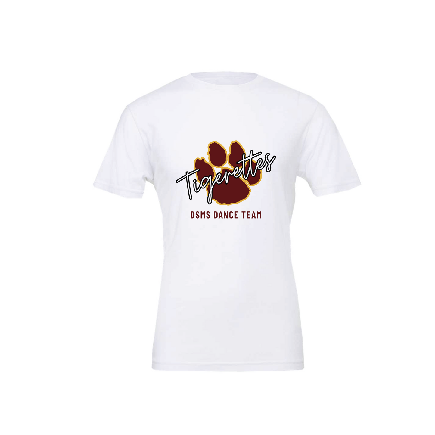 Tigerettes - White Logo T-Shirt