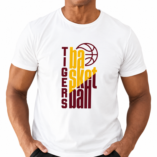 Tiger Basketball Fan Block T-Shirt